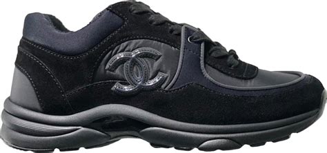 chanel black trainers female|chanel low top trainer cc.